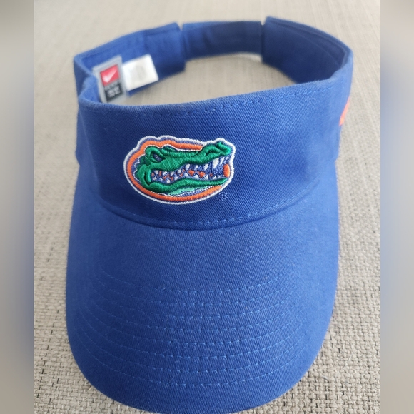 Nike Blue Visor Gators University Of Florida with Embroidered Logo - Picture 8 of 11